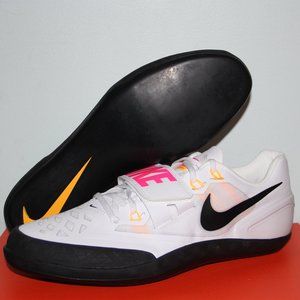 Nike Zoom Rotational 6 Throw Shoes Mens 15 White Pink Track & Field